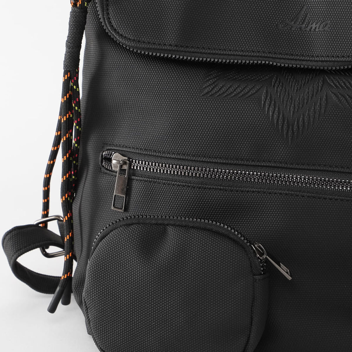 Mochila Ecocuero Black Alma
