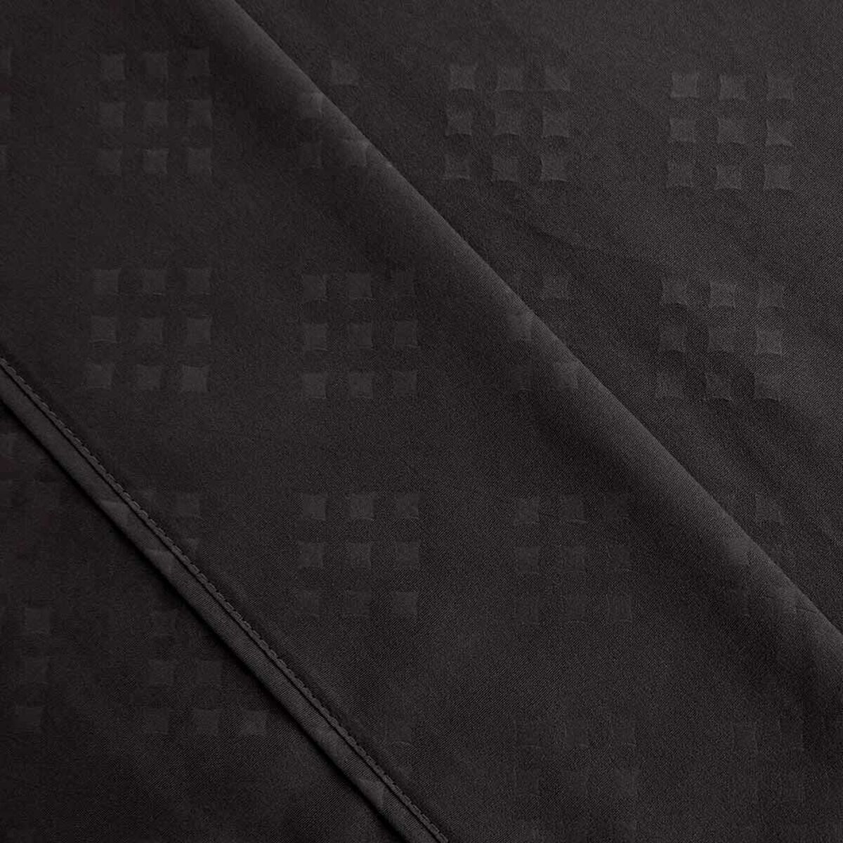 Juego de S&aacute;banas Embossed Plumetti 2 Plazas Mimosa Negro