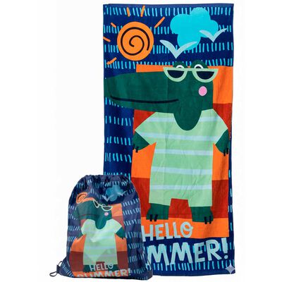 Toalla de Playa con Bolso Casanova Kids Kiddo 70 x 140 cm.
