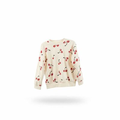 Imagen 2 del producto Polerón Niña Chess Blanco, Crudo, Rosado, Verde