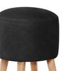 Pouf Latam Home Nantes Cuero Kentucky Negro