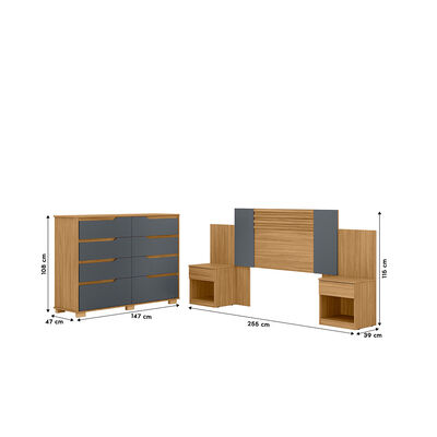 Imagen 2 del producto Comoda Di Poretti Georgia 8C + Respaldo Ajustable