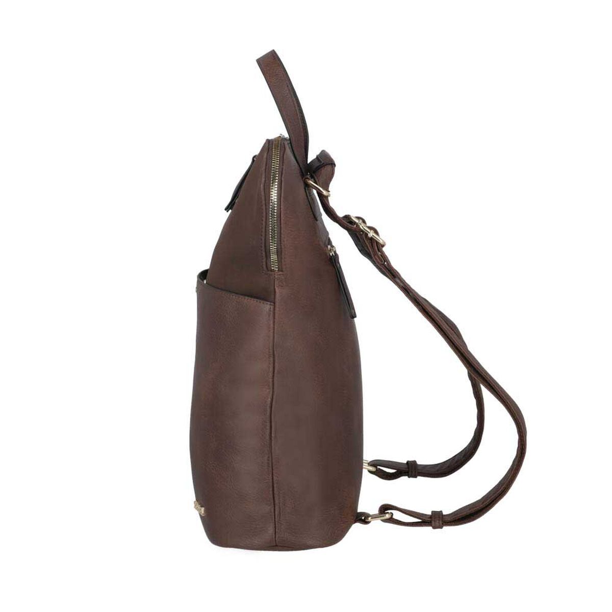 Mochila Suecia Mujer Café Secret