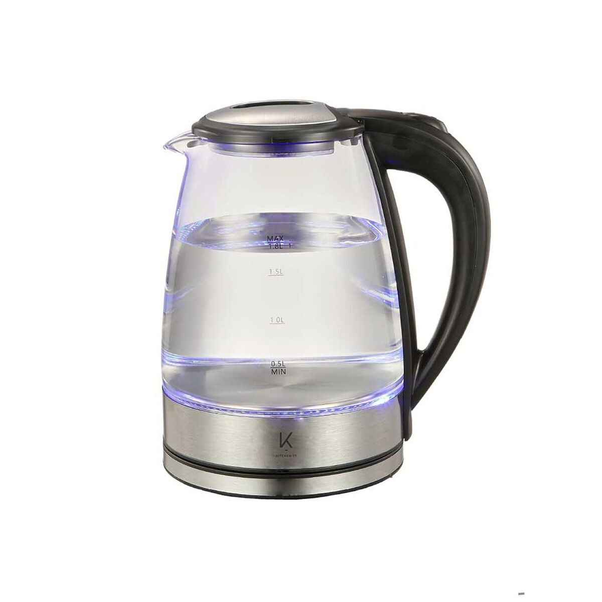 Hervidor El&eacute;ctrico Kitchen-it Glass Edition 1,8 lts.