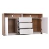 Rack TV CIC Colbun Olmo Blanco Hasta 60"