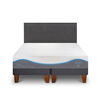 Cama Europea CIC Base Dividida King Alaska + Respaldo