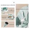 Silla de Comer Mecedora 2 en 1 con Ruedas Rosada Lubabycas