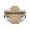Set Platos Hondo Doral Flor 4 Piezas Gris