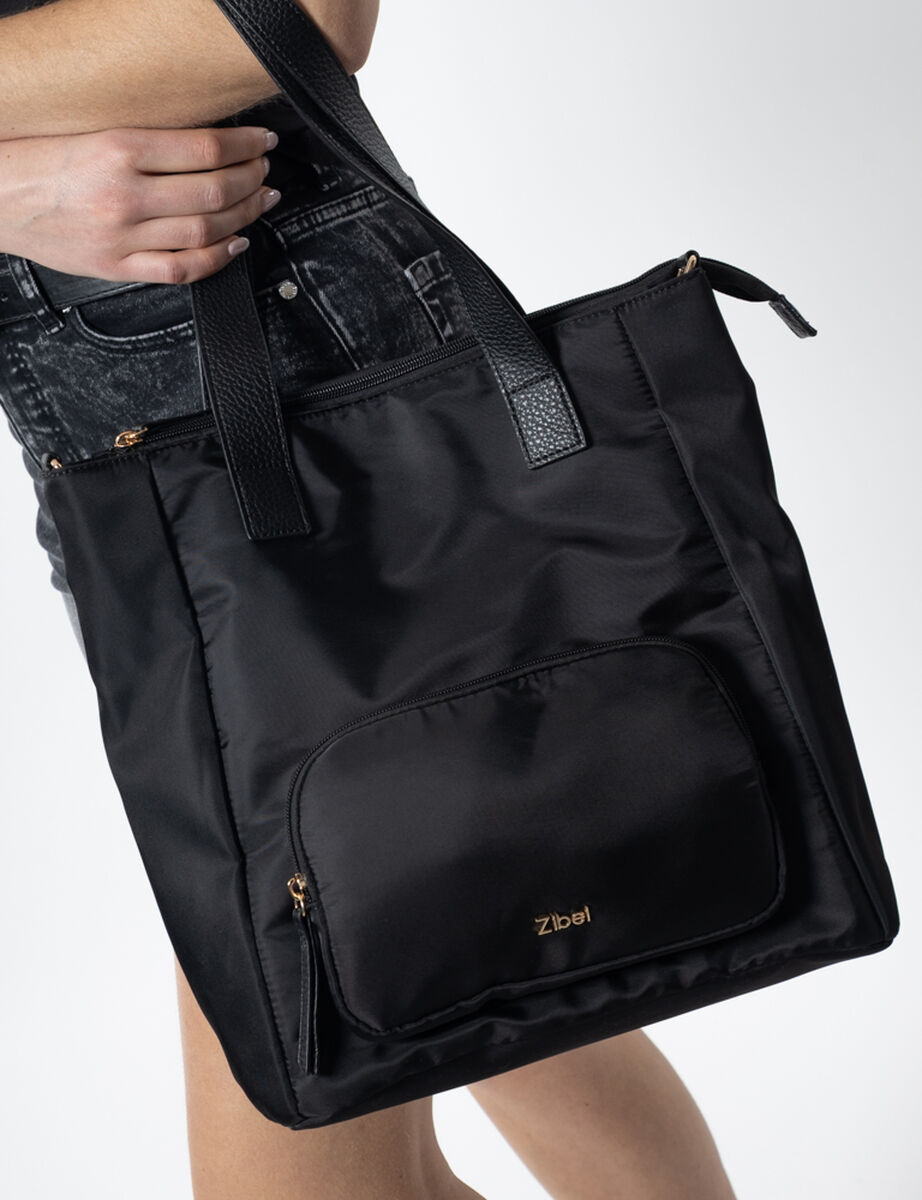 Cartera Tote Negra Mujer Zibel