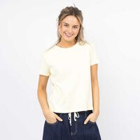 Polera Manga Corta Mujer Zibel Amarillo, Negro, Rosado