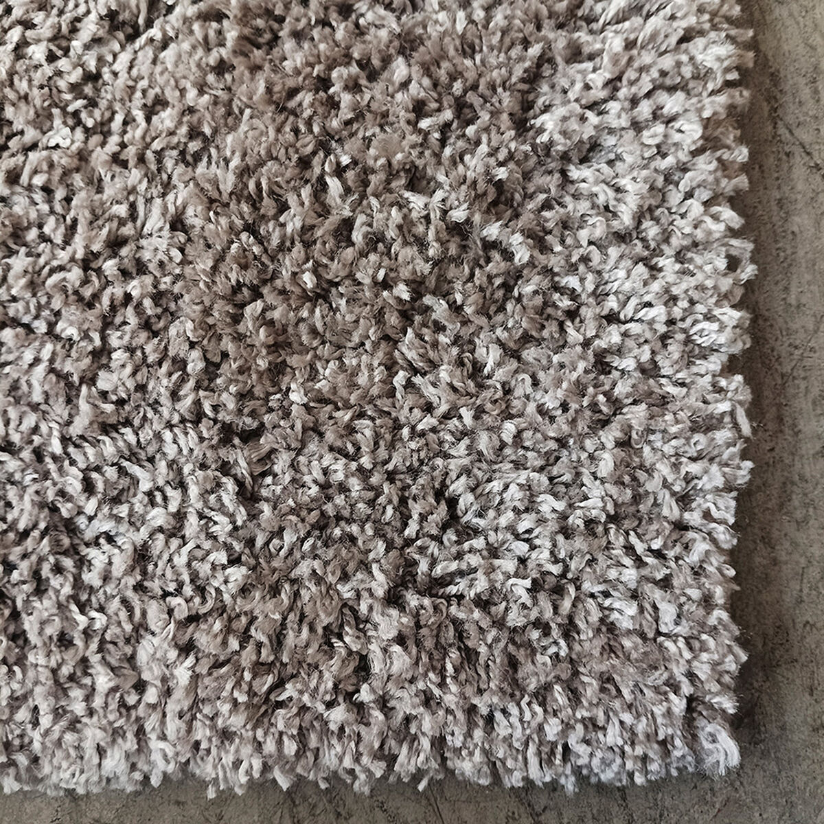 Alfombra Idetex Shaggy Guiza 70x200 cm Gris