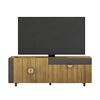 Rack TV Onessta Media Luna  Hasta 75" Miel Grafito