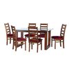 Juego de Comedor Latam Home Pamplona Burgos 6 Sillas Velvet Pistacho