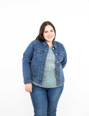 Imagen 1 del producto Chaqueta Denim Mujer Extralindas Negro