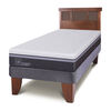 Cama Europea CIC 1,5 Plazas Ortopedic Advance + Respaldo Dublin Caramelo
