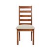 Juego de Comedor Latam Home Pamplona Oviedo 6 Sillas Cuero Caf&eacute; Moro