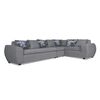 Sofá Seccional Modular Elegant Detail Houston 7 Cuerpos Gris