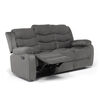 Sof&aacute; Reclinable Daniels Norman 3 Cuerpos Gris