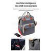 Mochila Maternal Lubabycas Impermeable con Accesorios Rosada