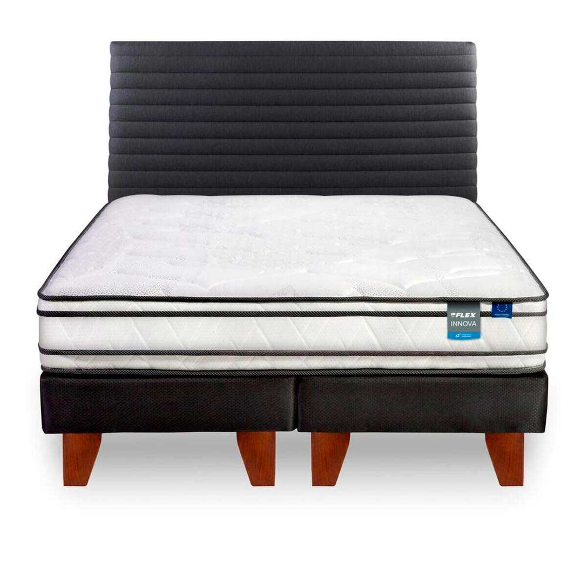 Cama Europea Flex 2 Plazas Innova + Respaldo