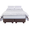 Cama Europea King Div con Cajón + Textil + Almohadas