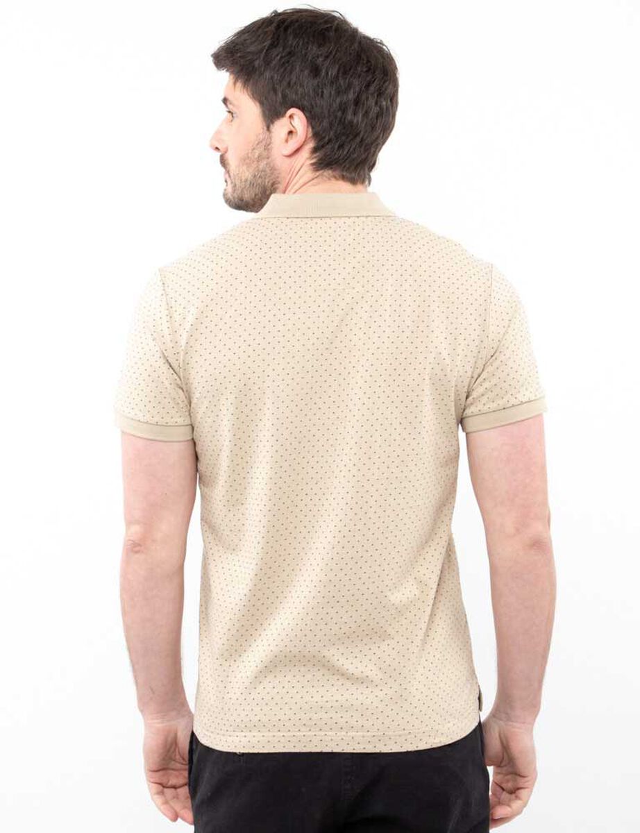 Polera Slim Piqué Algodón Manga Corta Hombre Zibel
