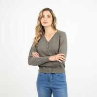 Sweater Mujer Zibel Oliva