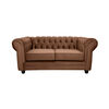 Sofá Barra Design Chesterfield 2 Cuerpos Café