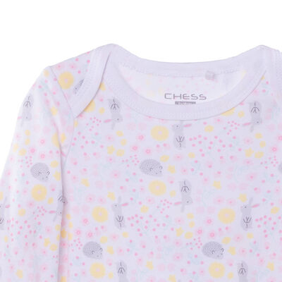 Imagen 2 del producto Pack 3 Unidades Body de Algodón  Beba Chess Baby Rosado