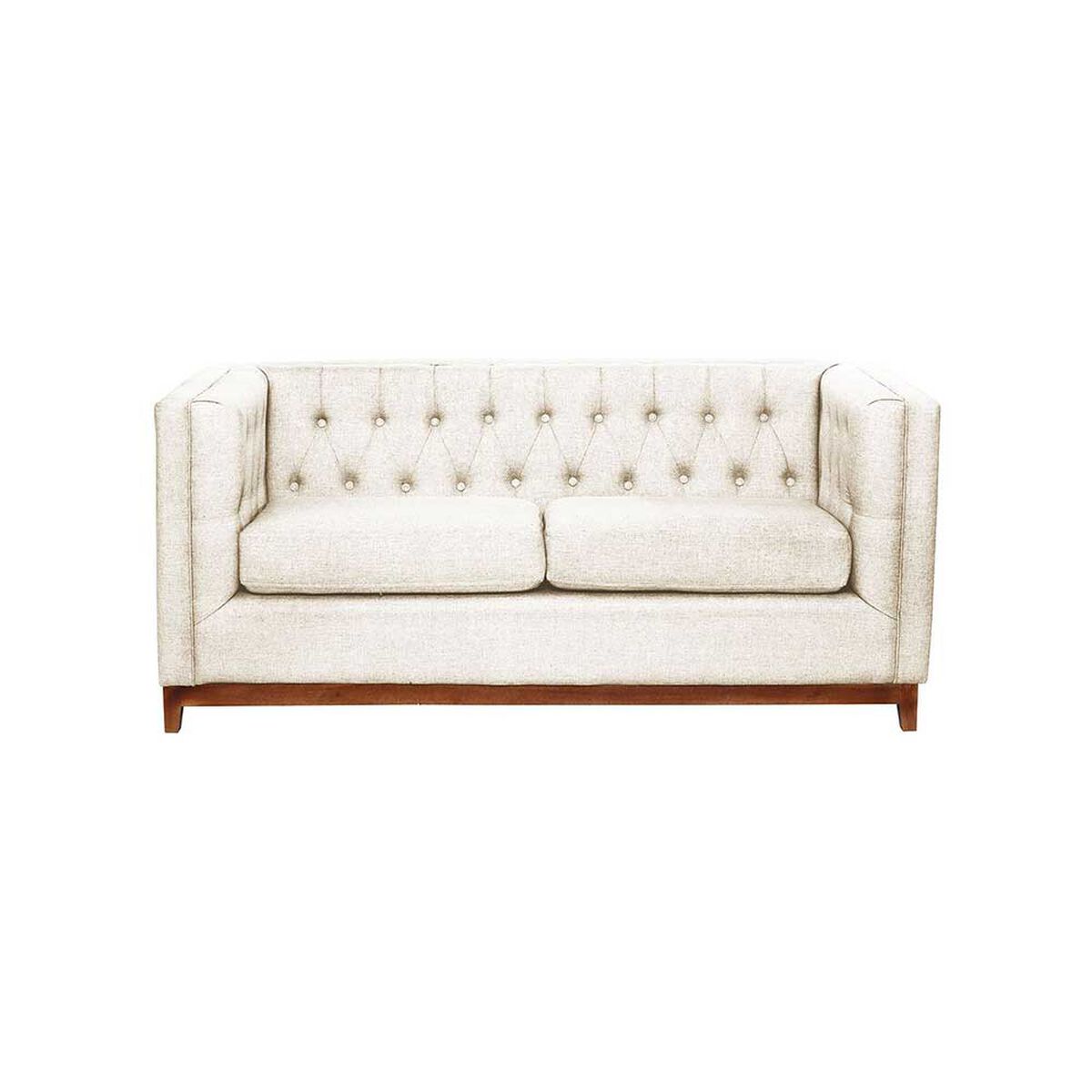 Sof&aacute; Latam Home Roma 2 Cuerpos Blanco