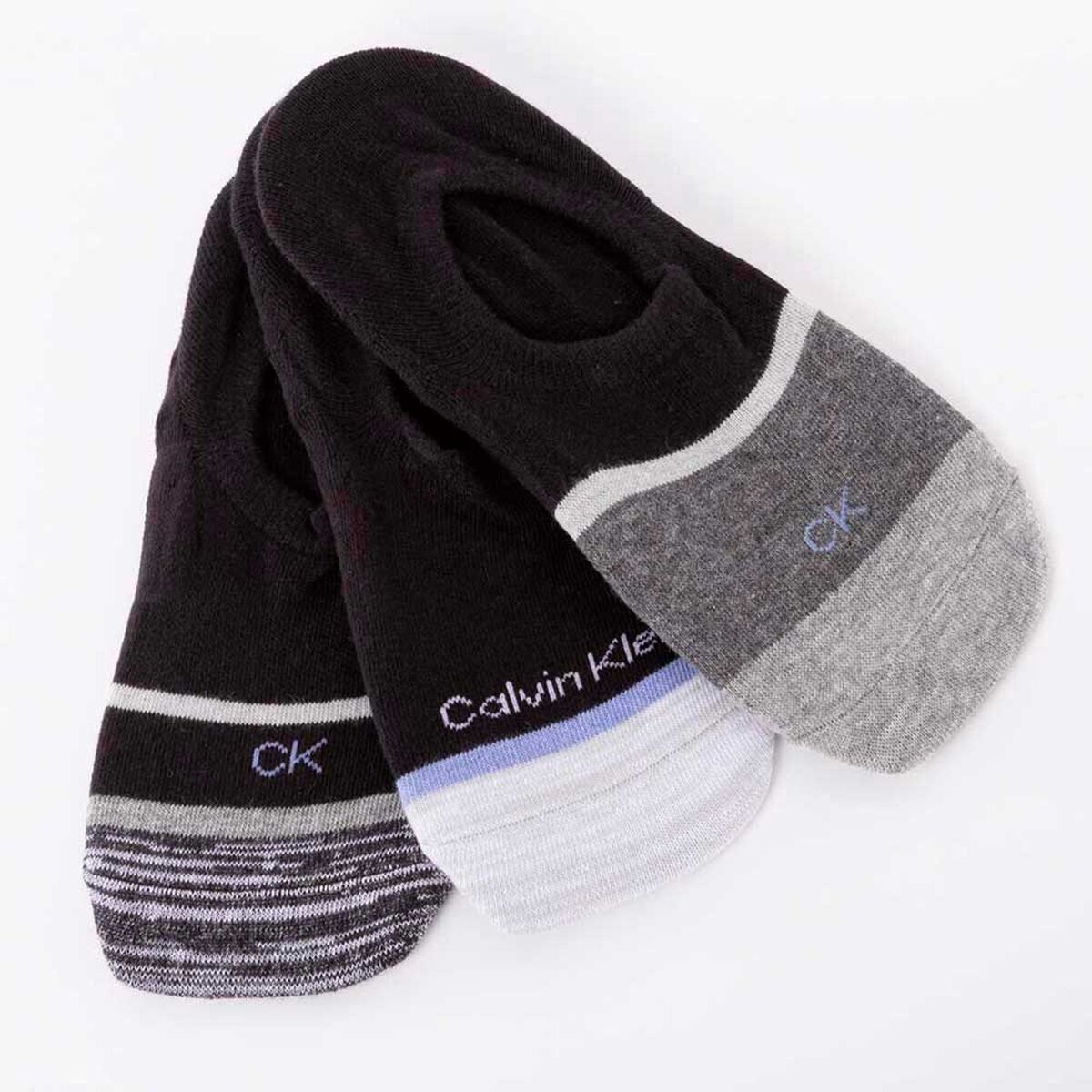 Pack 3 Calcetas de Algod&oacute;n Negro Mujer Calvin Klein