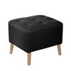 Pouf Latam Home Lyon PU Negro