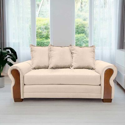 Sofá Living Factory Arizona 2 Cuerpos Beige