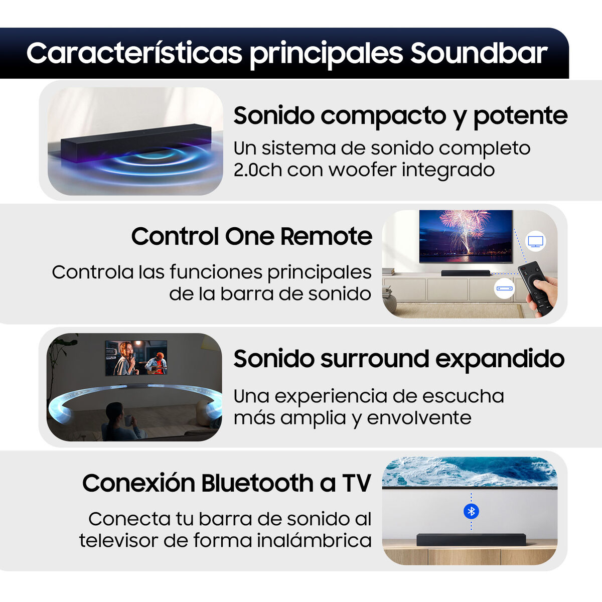 Soundbar SAMSUNG HW-B400FZS