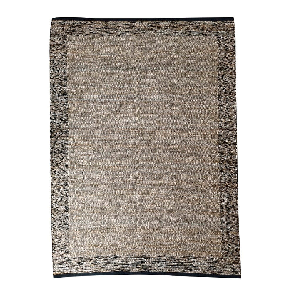 Alfombra Jute Idetex Melange 240x340 cm Negro Beige