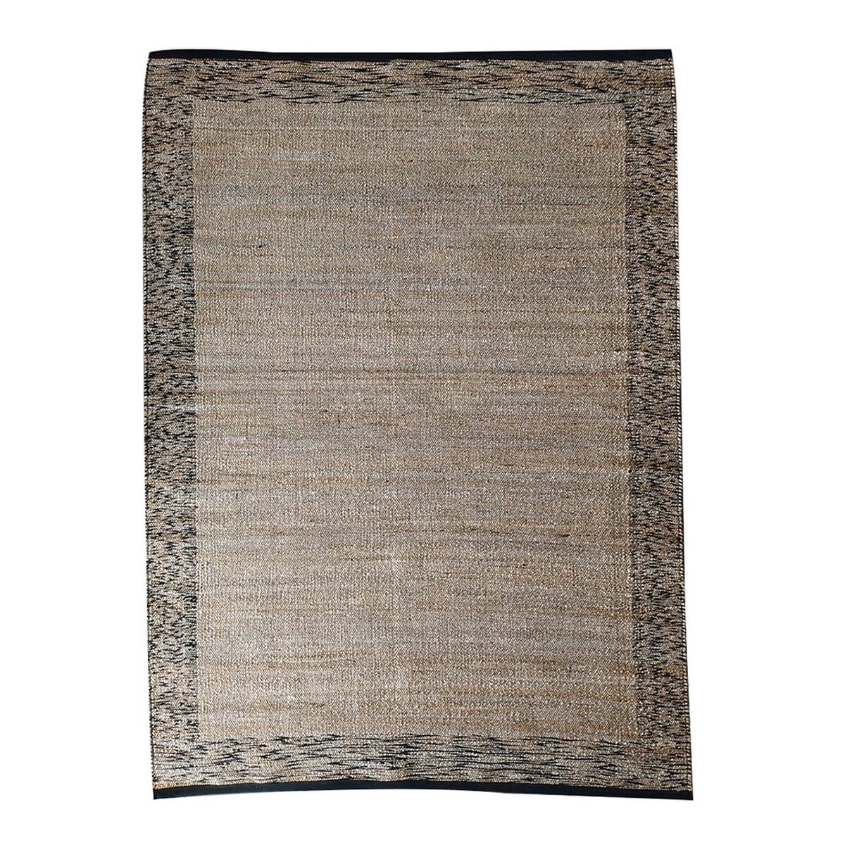 Alfombra Jute Idetex Melange 240x340 cm Negro Beige