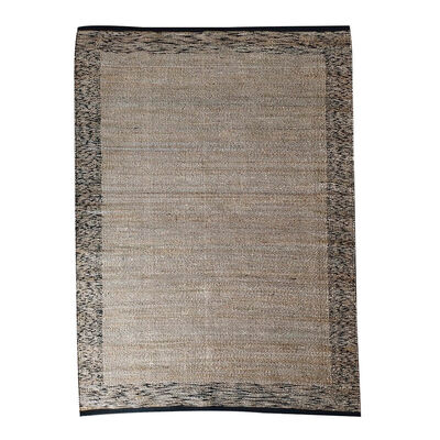 Alfombra Jute Idetex Melange 240x340 cm Negro Beige