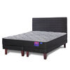 Cama Europea Flex Base Dividida 2 Plazas Therapedic Plus + Respaldo Modern