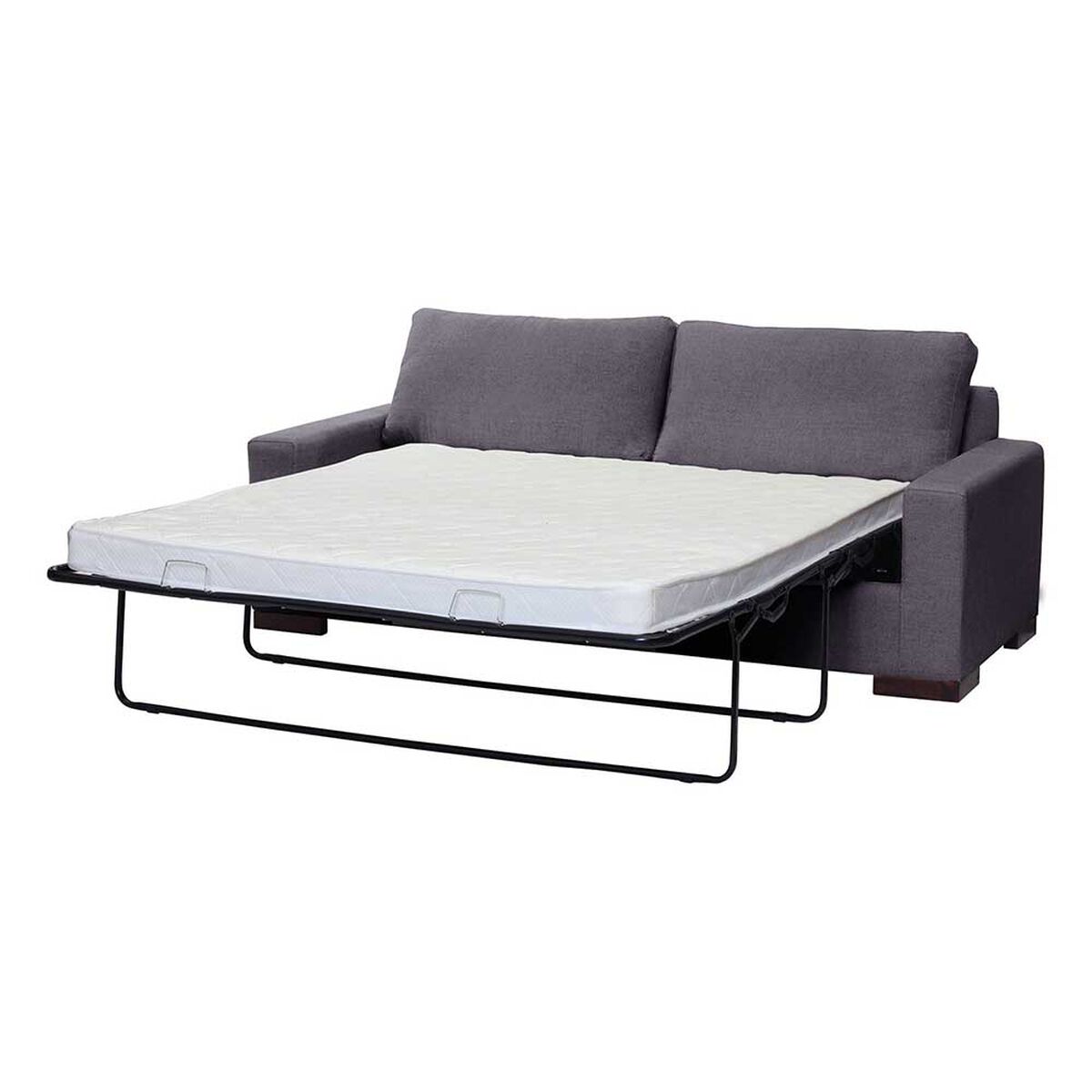 Sofá Cama Latam Home Livorno 3 Cuerpos Gris Oscuro