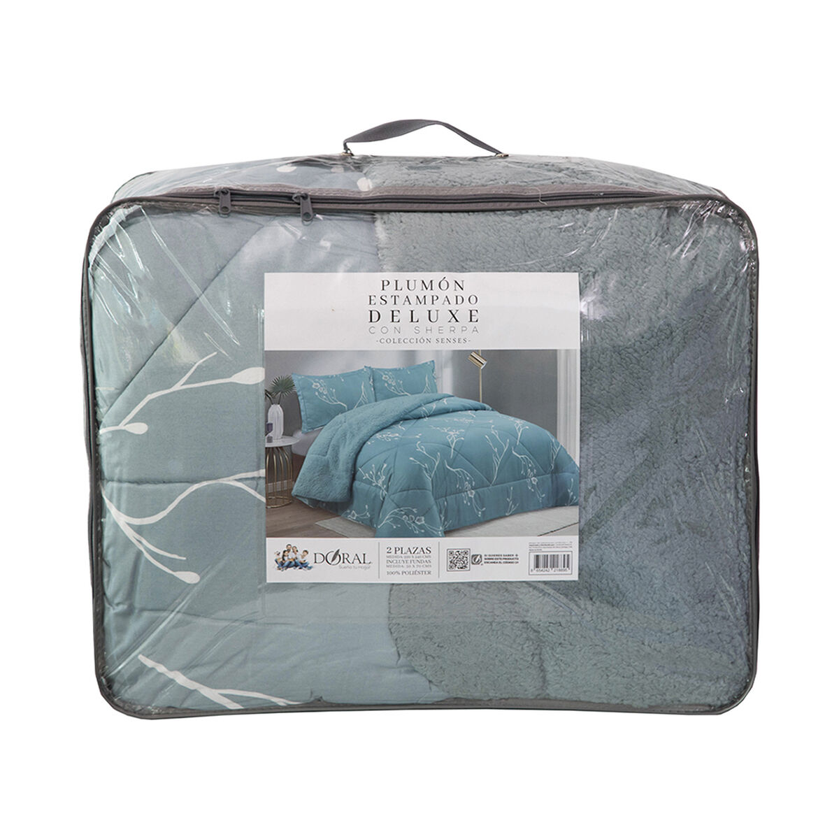 Plum&oacute;n Doral Super King Senses Azul