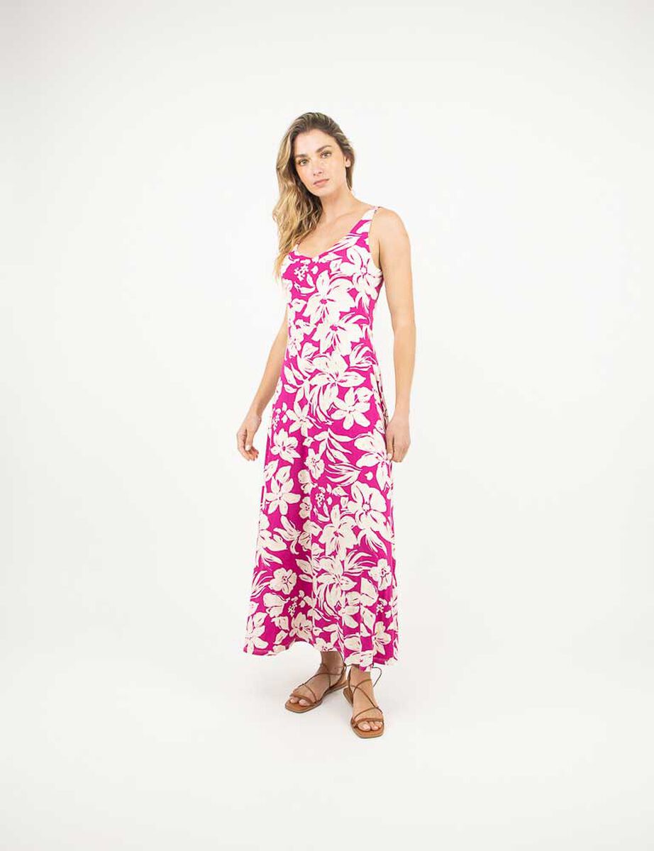 Vestido Maxi Sin Mangas Mujer Zibel