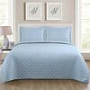 Quilt Illusions 1,5 Plazas Celeste Roma