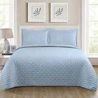 Quilt Illusions 1,5 Plazas Celeste Roma