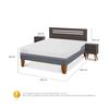 Cama Europea CIC 2 Plazas Excellence Plus + Respaldo + 2 Veladores Munich
