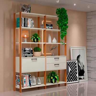 Imagen 1 del producto Estante Roca Cucao Roble Blanco