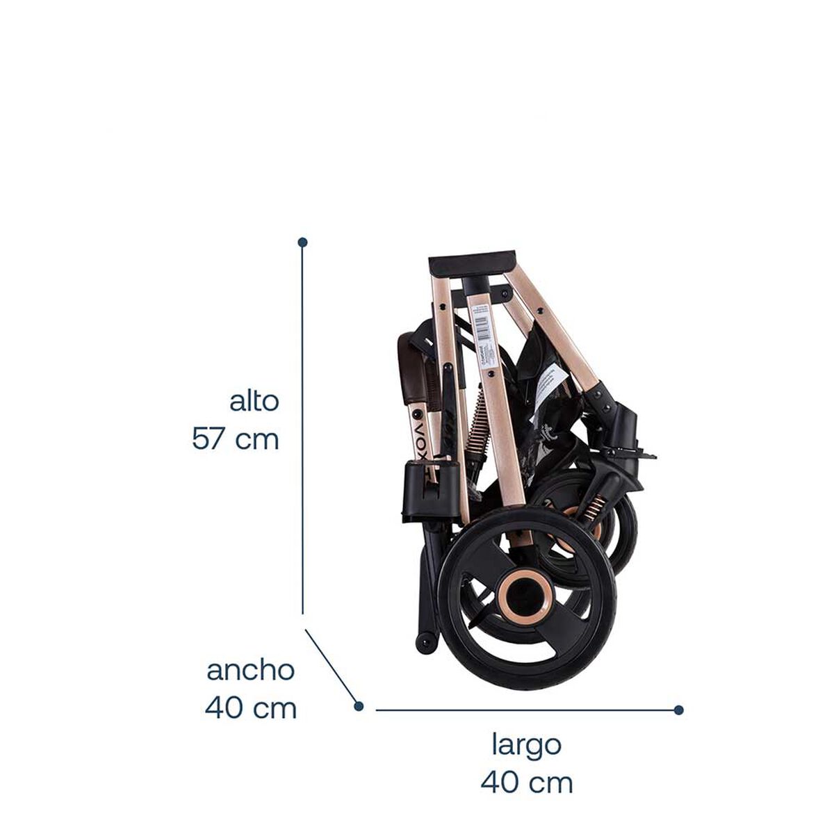 Coche Paseo Vox Gris Bebesit