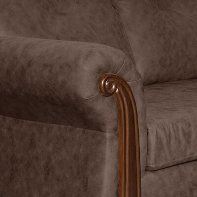 Imagen 2 del producto Sofá Black Factory Bristol 2 Cuerpos Chocolate