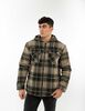 Chaqueta Peluda Tartán Hombre Icono