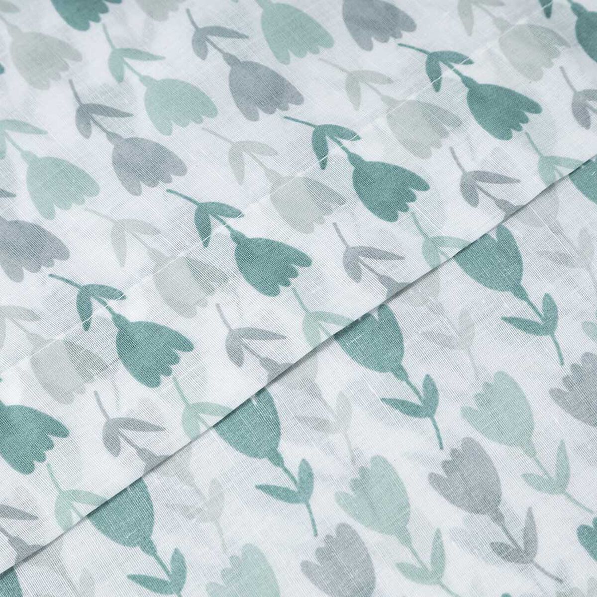 Juego de Sábanas Estampadas Casa Linda 132 Hilos 2 Plazas Tulipan