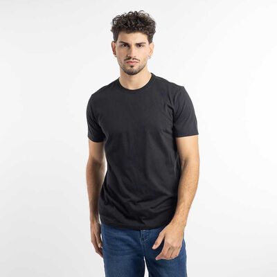 Polera Lisa Manga Corta Hombre Zibel